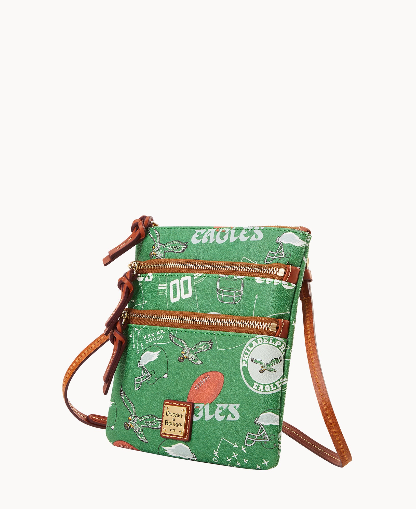 NFL Eagles Triple Zip Crossbody - Image 2