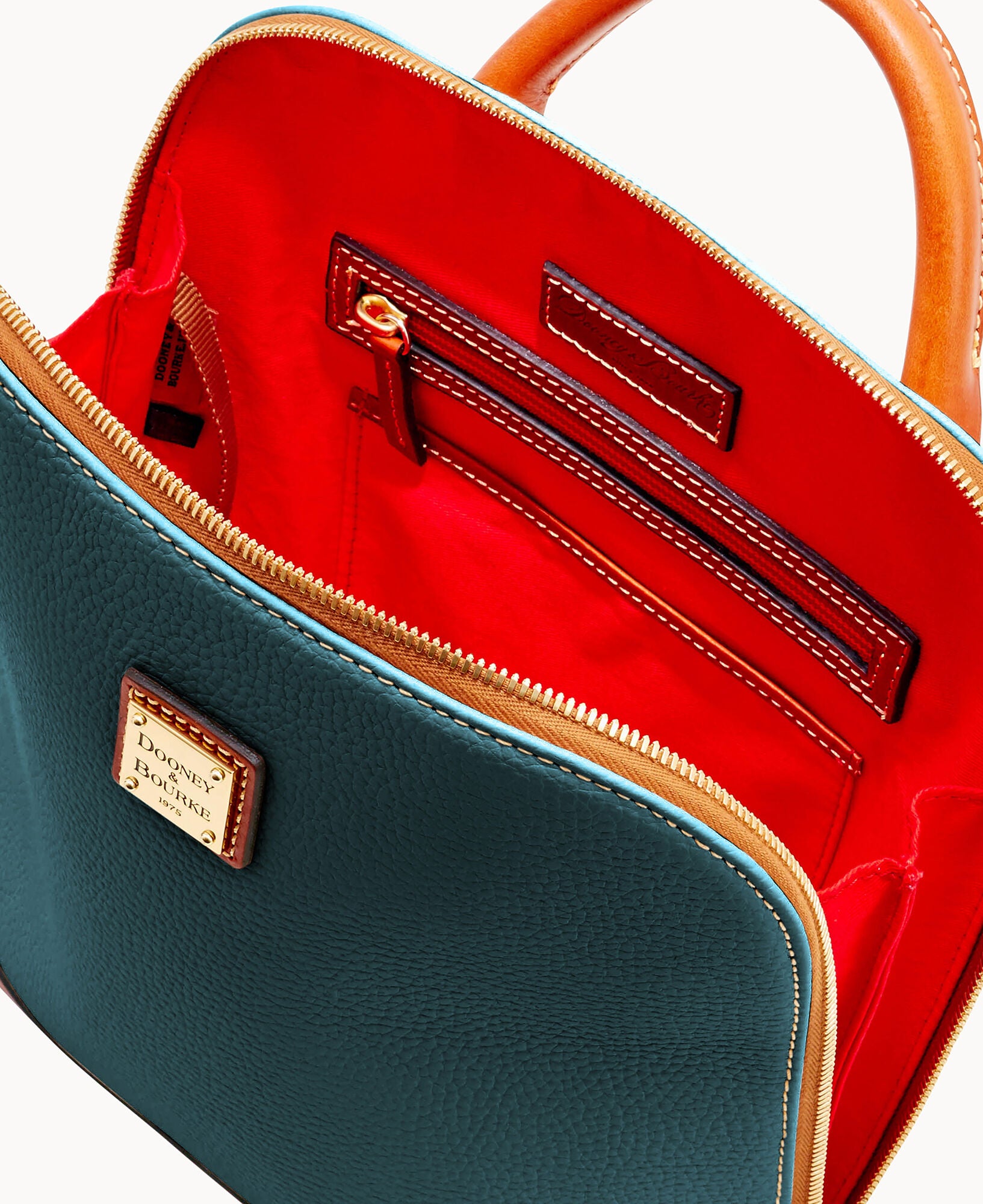 Pebble Grain Zip Pod Backpack - Image 3