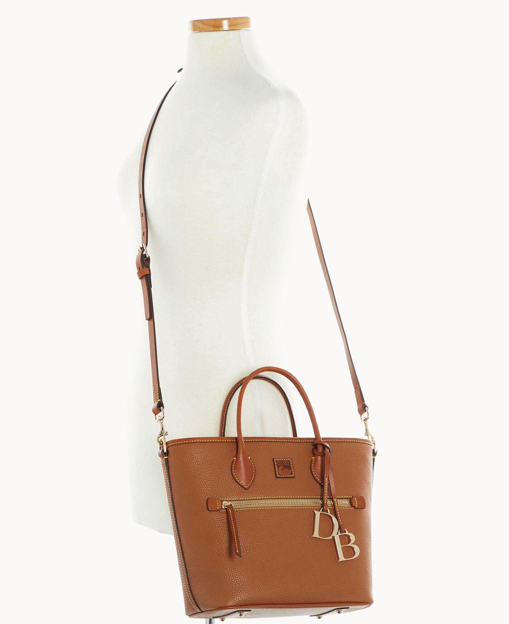 Pebble Grain Handle Tote - Image 24