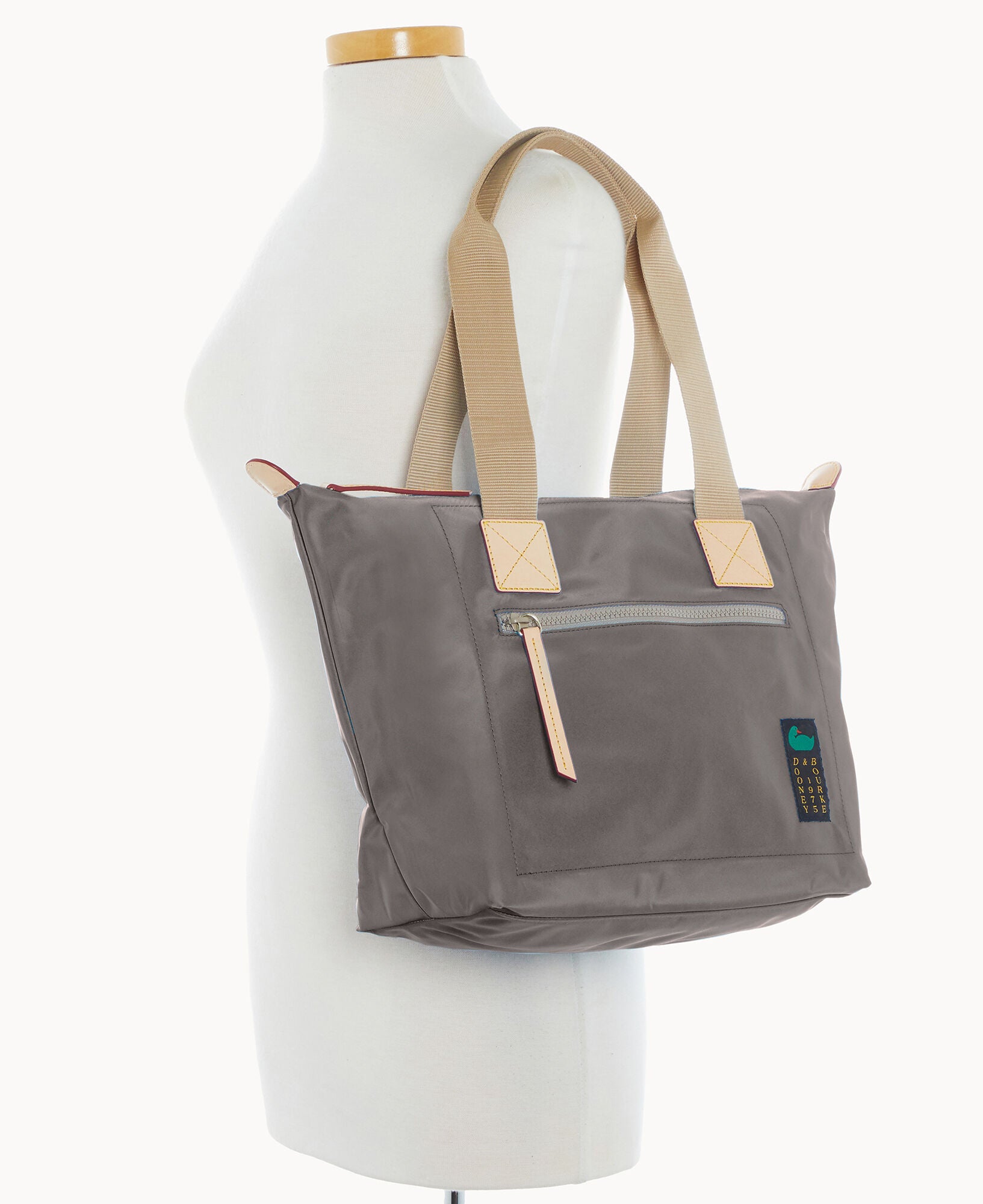 Nylon Front Zip Tote - Image 10