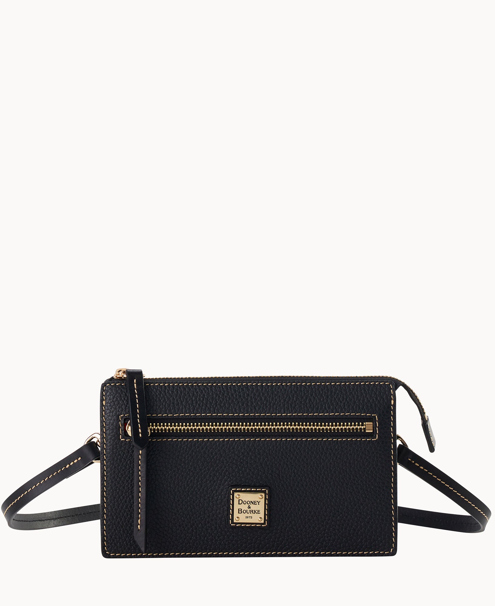 Pebble Grain Multi Zip Crossbody