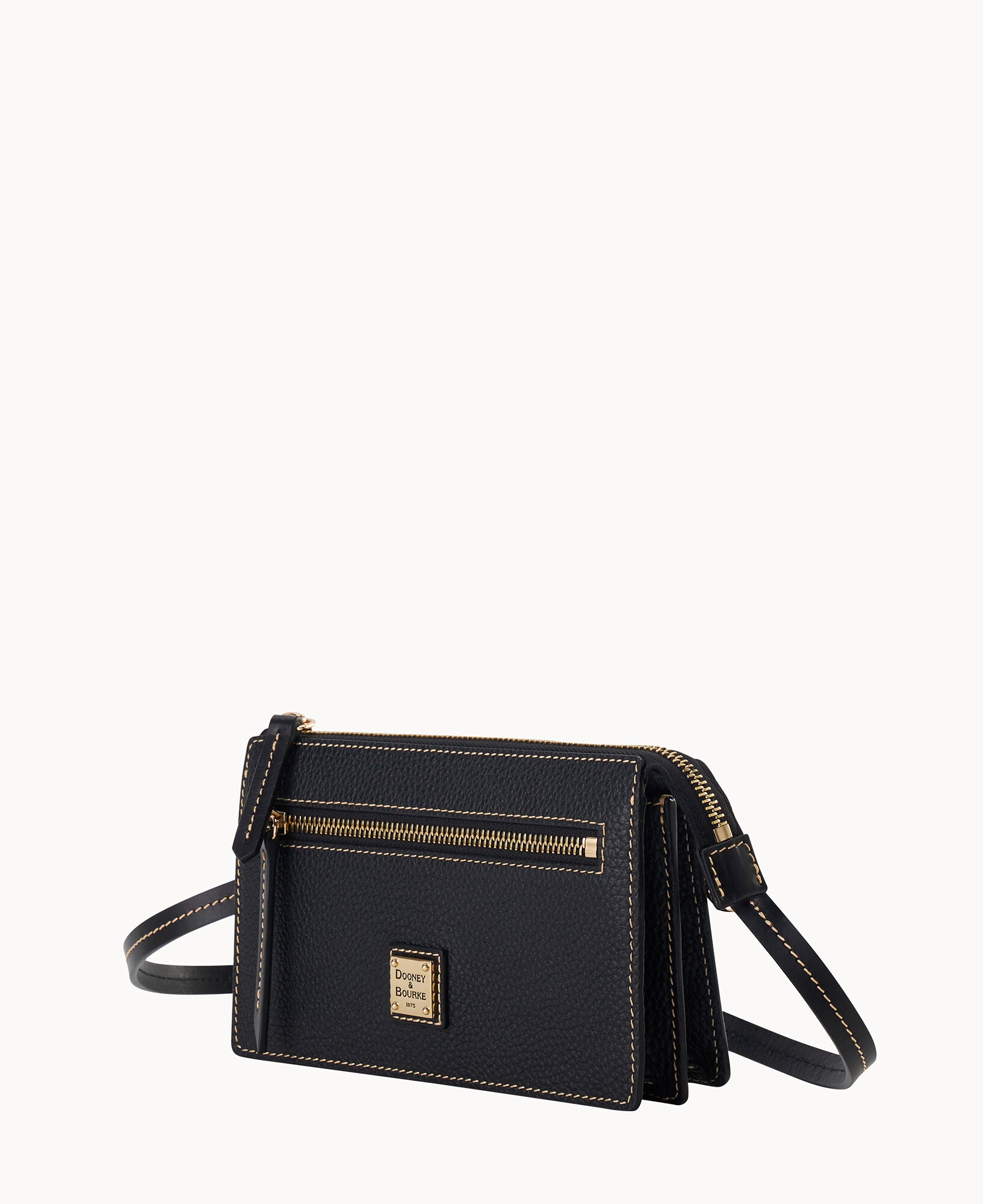 Pebble Grain Multi Zip Crossbody - Image 2