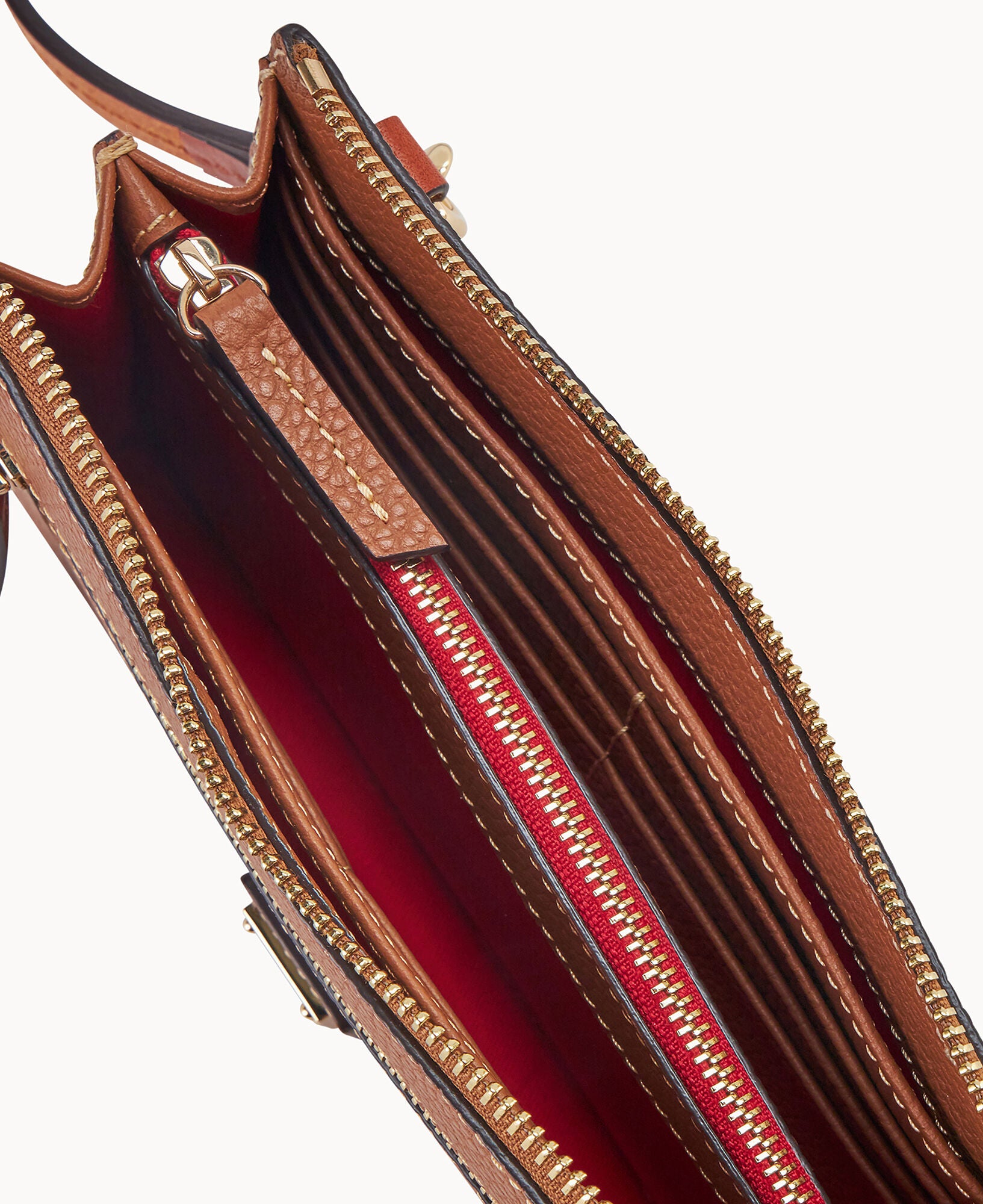 Pebble Grain Multi Zip Crossbody - Image 8