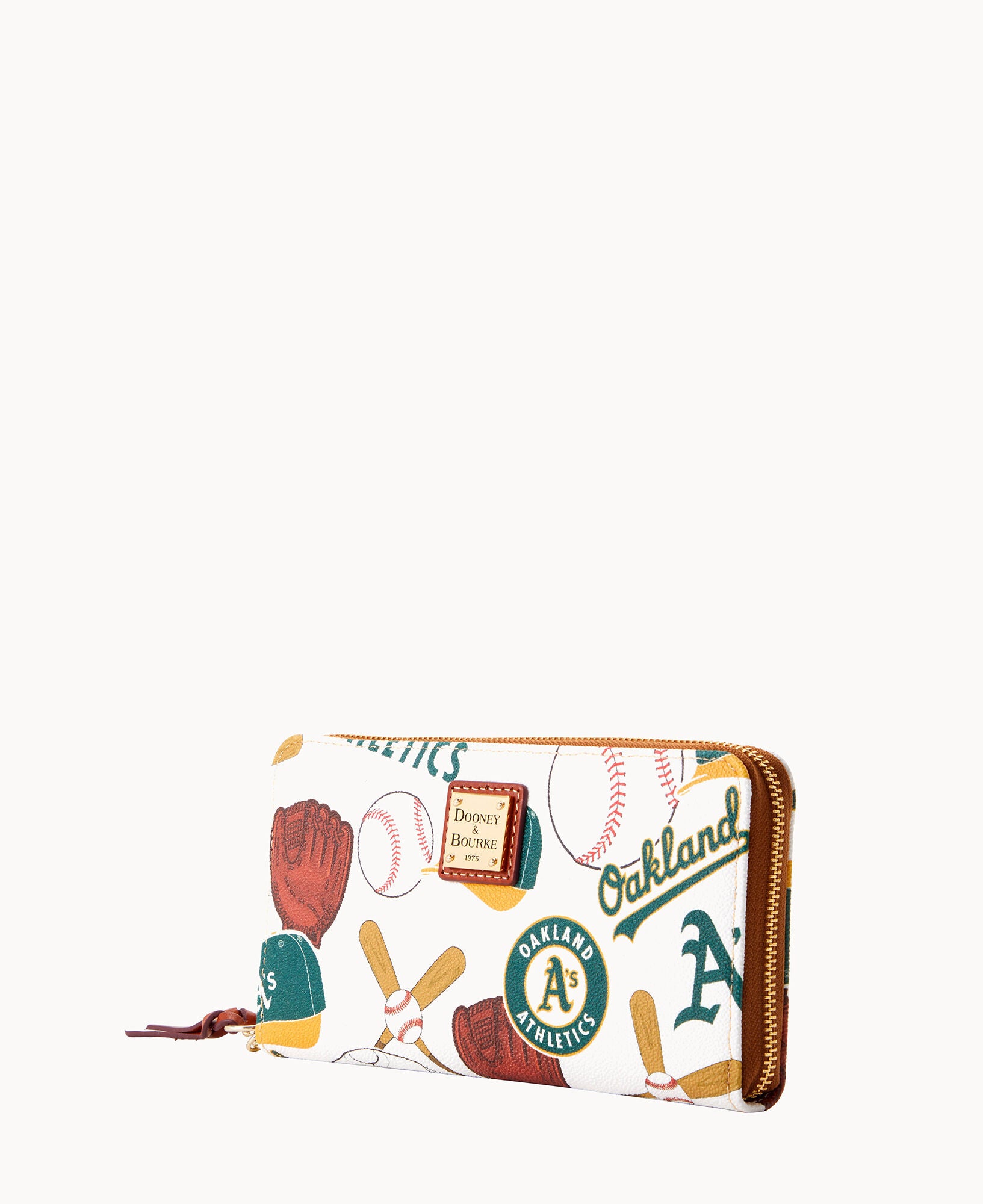 MLB Athletics Large Zip Around Wristlet - Image 2